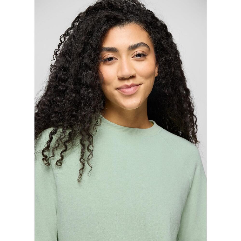 PRANA Women’s Cozy Up Sweatshirt Green XS Outdoors Activewear UPF 50+ - Picture 3 of 8
